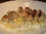 Creamy Herb and Garlic Chicken over Gnocchi