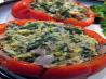 Baked Tomatoes Stuffed With Chicken and Spinach. Recipe by dicentra