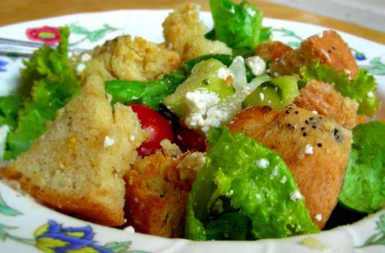 Panzanella Salad (From Nordstrom's Entertaining at Home). Photo by Andi of Longmeadow Farm