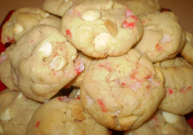 Peppermint White Chocolate Chip Cookies. Photo by TasteTester