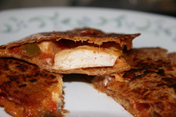 Authentic Style Chicken Quesadilla. Photo by jake ryley'smommy