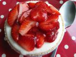No Bake Strawberry Cheesecake Tarts (Light)