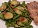 Green Beans With Zucchini and Bacon