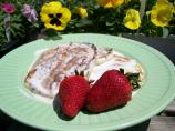 Chocolate Chip Pancakes With Cinnamon Cream