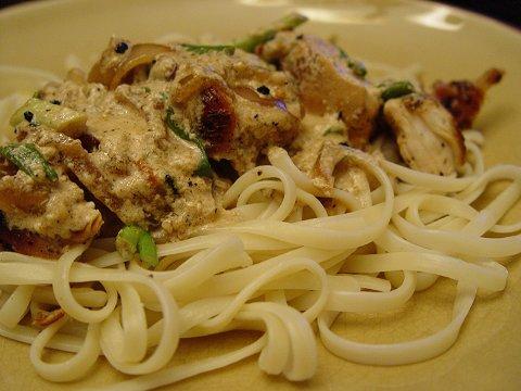 Creamy Chicken on Linguine. Photo by Beautiful BC