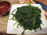 Flash-Cooked Greens With Garlic. Recipe by Wok With You!