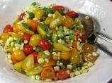 Corn and Tomato Salad With Cilantro Dressing