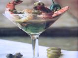 Shrimp and Jalapeno "martini"