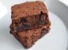 Okara Dark Chocolate Cherry Brownies. Recipe by toontz