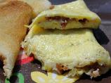 Omelet With Bacon and Parmesan Cheese