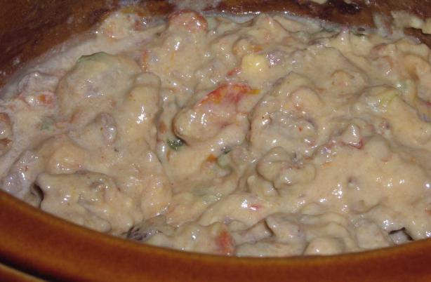 Mexican Dip in Crock Pot (Oamc). Photo by TeresaS