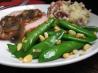 Sugar Snap Peas With Pine Nuts and Garlic. Recipe by ms_bold