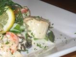 Prawn and Scallops in Lemon Cream Sauce