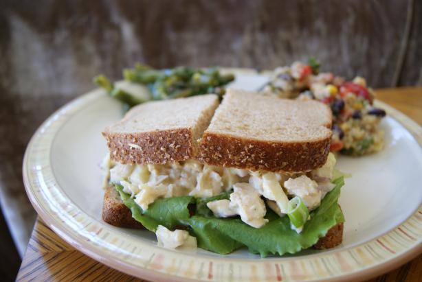 Crunchy Chicken Apple Salad Sandwiches. Photo by CaliforniaJan