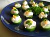 Light Cucumber Canapes. Recipe by Mirj