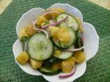 Cucumber and Pineapple Salad With Mint