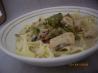 Fettuccini With Asparagus and Garlicky Chicken