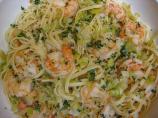 Leeky Linguine With Shrimp. Photo by Recipe Reader