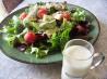 Super  Veggie Salad With Creamy Almond Dressing