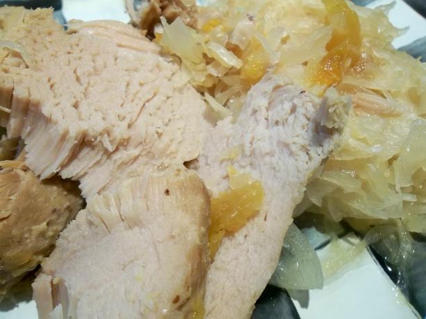 Slow Cooker (Crock Pot) Pork Loin Roast & Kraut. Photo by FLKeysJen