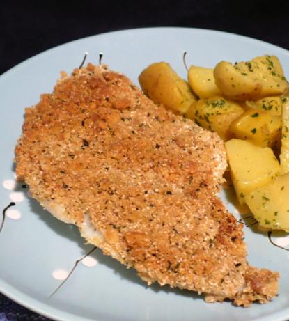 Herb-Coated Cod. Photo by twissis