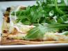 Crispy Crab Pizza With Rocket Salad Topping. Recipe by Aus/NZ Hosts
