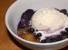 Peach, Strawberry, Blueberry Crisp. Recipe by LisaAD