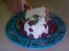 Ms. Raspbee Angel Food Cake