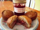 Stuffed Strawberry Muffins
