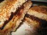 Mashed Banana and Nutella Sandwich