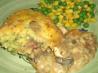 Crusty Chicken Casserole With Cheese Batter. Recipe by Shazzie