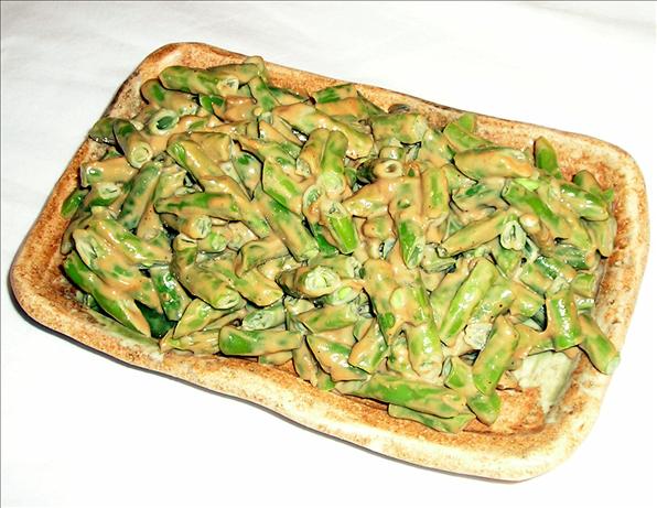 Green Beans with Peanut Dressing. Photo by Jenny Sanders