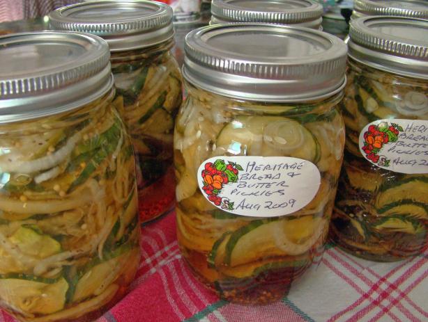 Heritage Bread and Butter Pickle - Pickled Cucumber and Onions. Photo by Derf