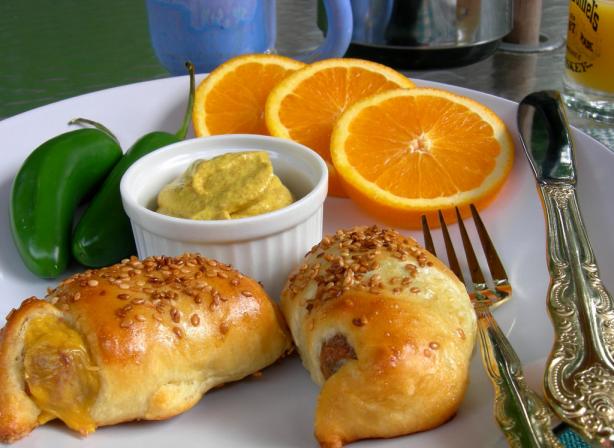 Crescent Kolaches With a Kick. Photo by Divaconviva