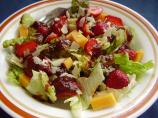 Green Salad With Strawberry Balsamic Vinaigrette