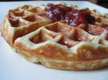 Waffles With Fresh Strawberry Syrup - Emeril Lagasse