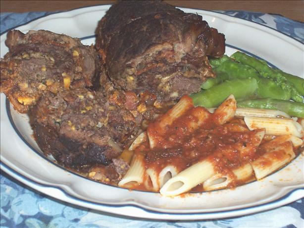 Braciola (Braciole) With Tomato and Wine Sauce. Photo by papergoddess