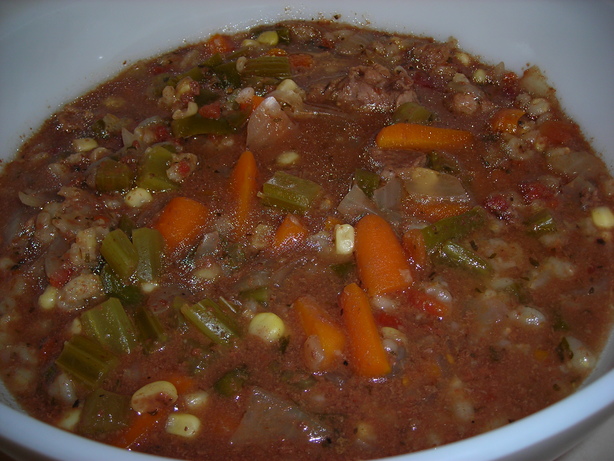Beef-Barley Soup. Photo by slickchick