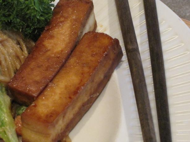 Basic Marinated and Baked Tofu. Photo by magpie diner