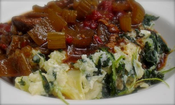 Spinach & Artichoke Mashed Potatoes. Photo by PaulaG
