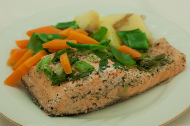 BBQ Salmon Filet. Photo by Peter J