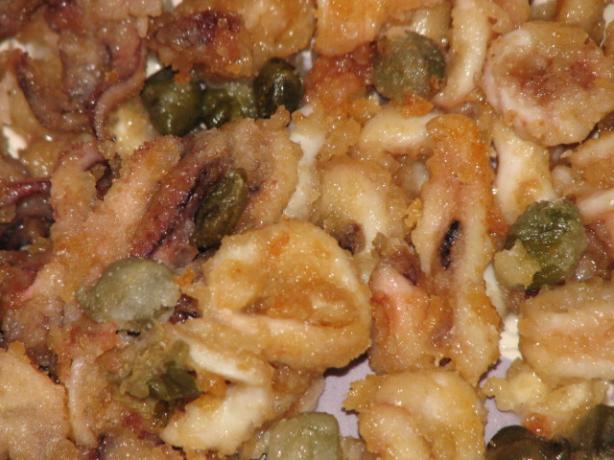 Crispy Squid With Capers. Photo by Luschka
