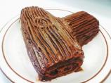 Stump on a Log Chocolate Cake
