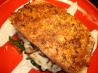 Seared Salmon on Potato Cake, Wilted Spinach W/ Dijon Sauce