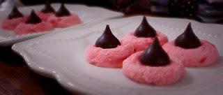 Cherry Chocolate Kiss Cookies - Valentine Kisses. Photo by HawaiiJenR