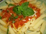 Thick Cheesy, Tomato, Lentil Pasta Sauce