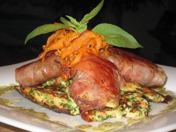 Creamy Pesto Sauce for Lorac OOPs I mean Lamb. Photo by The Flying Chef