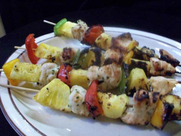 Coconut Chicken and Pineapple Skewers. Photo by 2Bleu