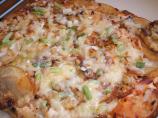 Spicy Perogy Pizza. Photo by Lou van