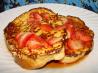 French Toast With Fresh Strawberry Syrup